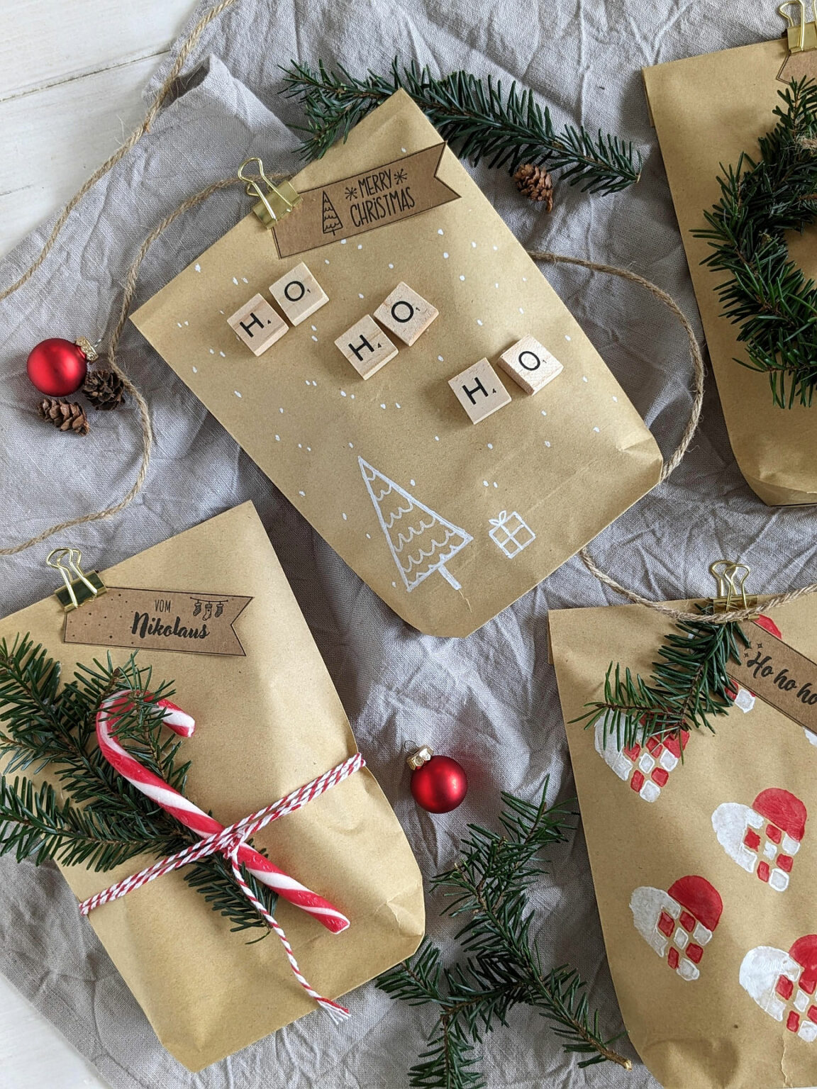 Weihnachtsgeschenke Verpacken Ideen Mit Kraftpapier T Ten Lavendelblog