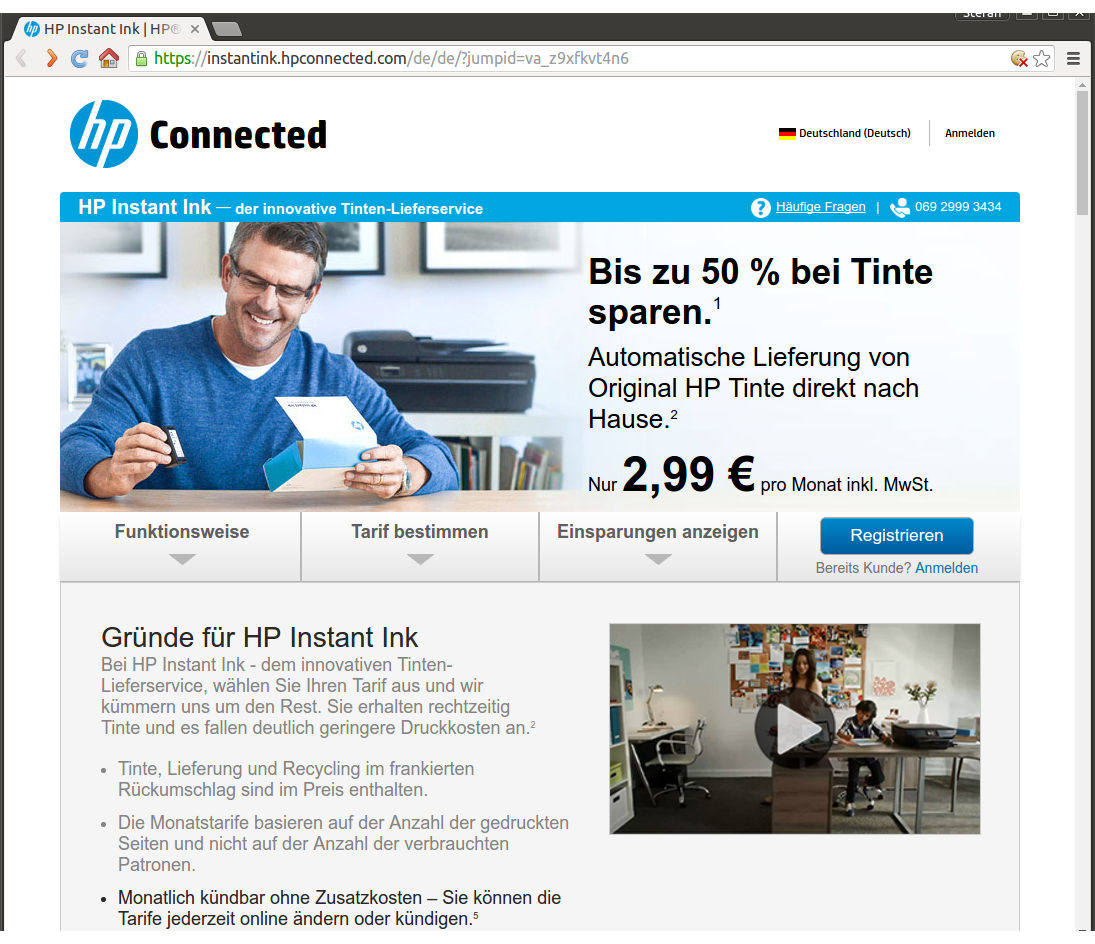 Hp Instant Ink Registrierungsprozess Hp Connected Konto Anlegen Lavendelblog