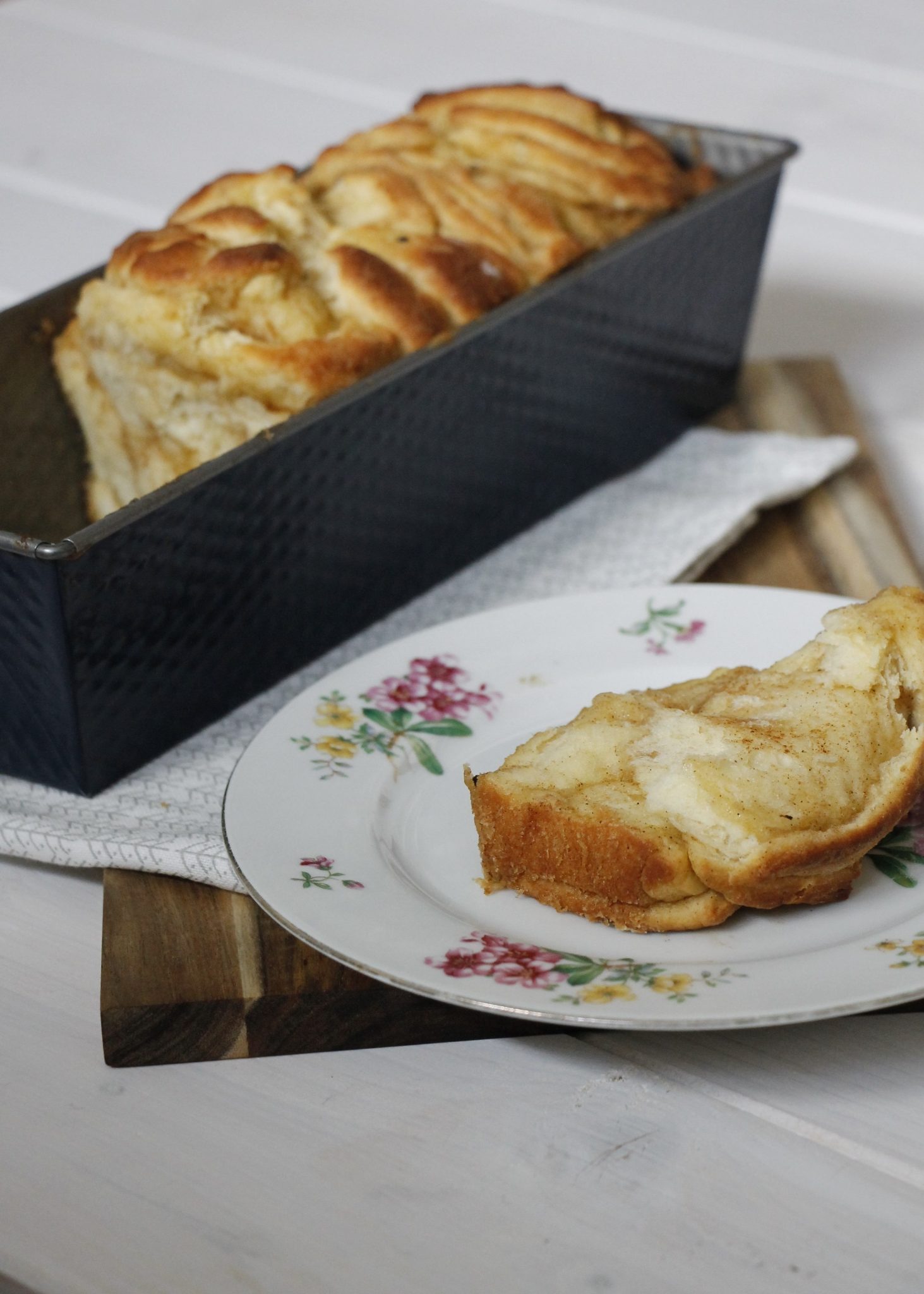 Backidee: Rezept für süßes Zupfbrot mit Zimt und Apfel - Lavendelblog