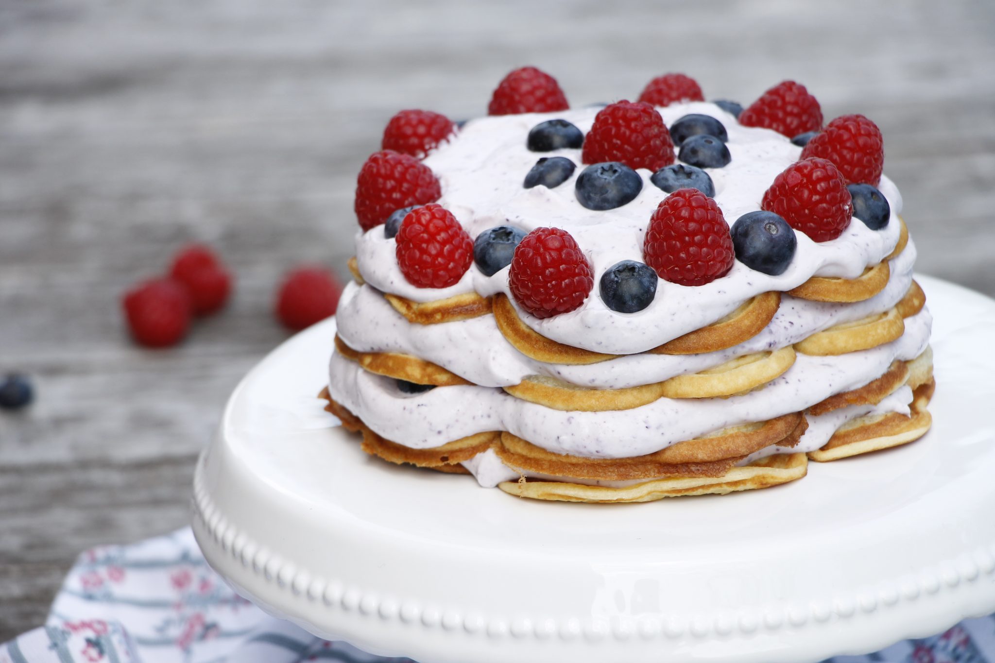 Waffeltorte: Rezept zum Abschied des Sommers - Lavendelblog