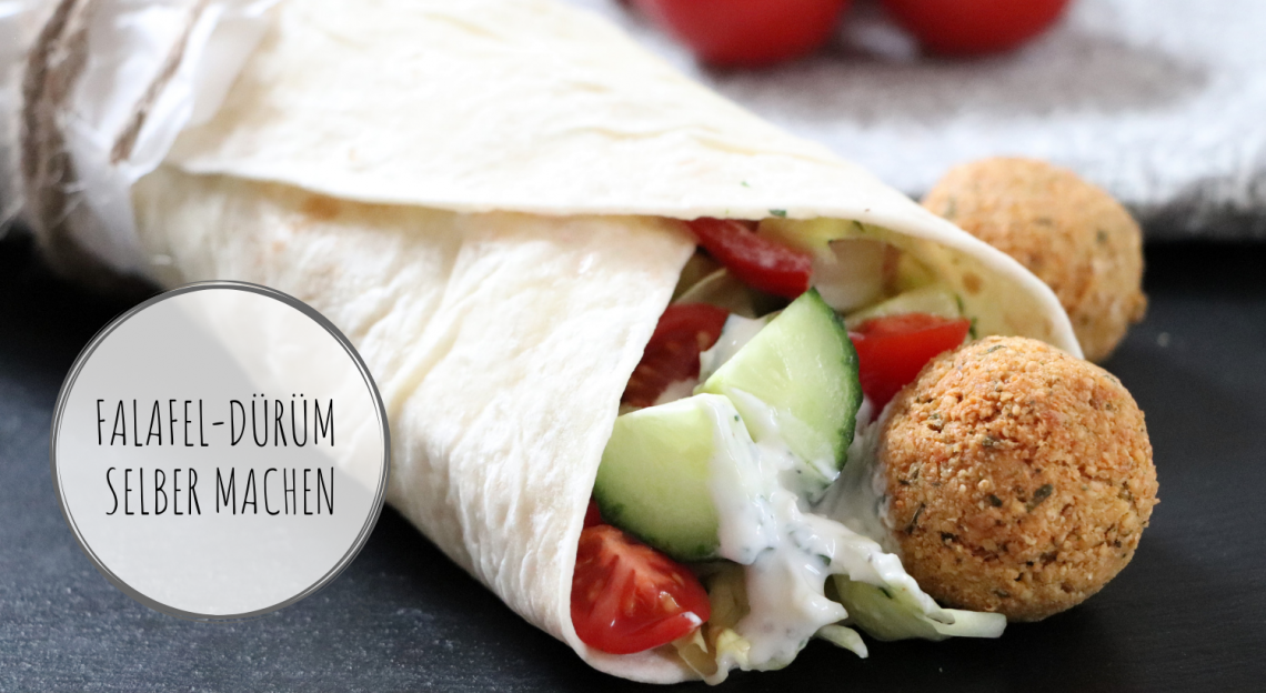 Rezept: Falafel-Dürüm selber machen - Lavendelblog