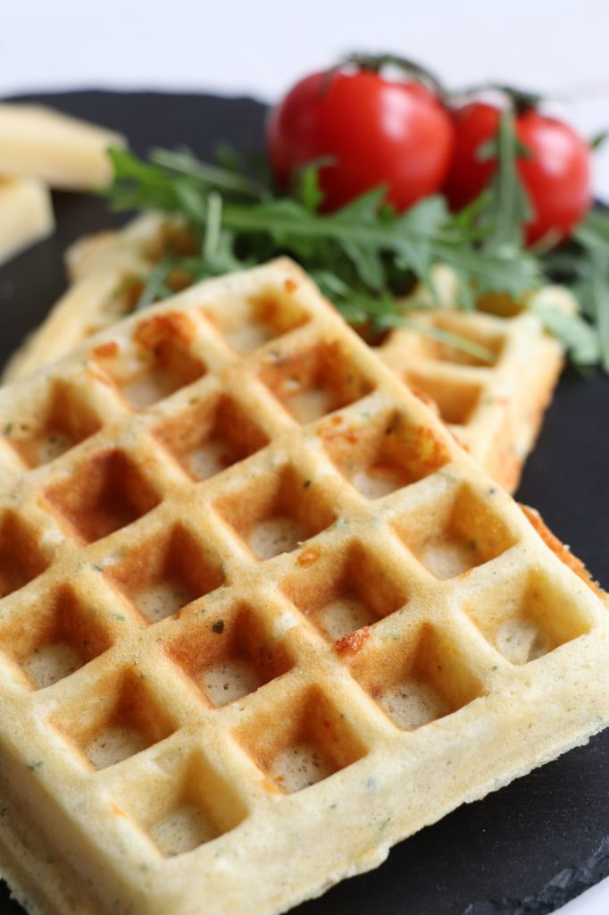 Käsewaffeln mit Dip