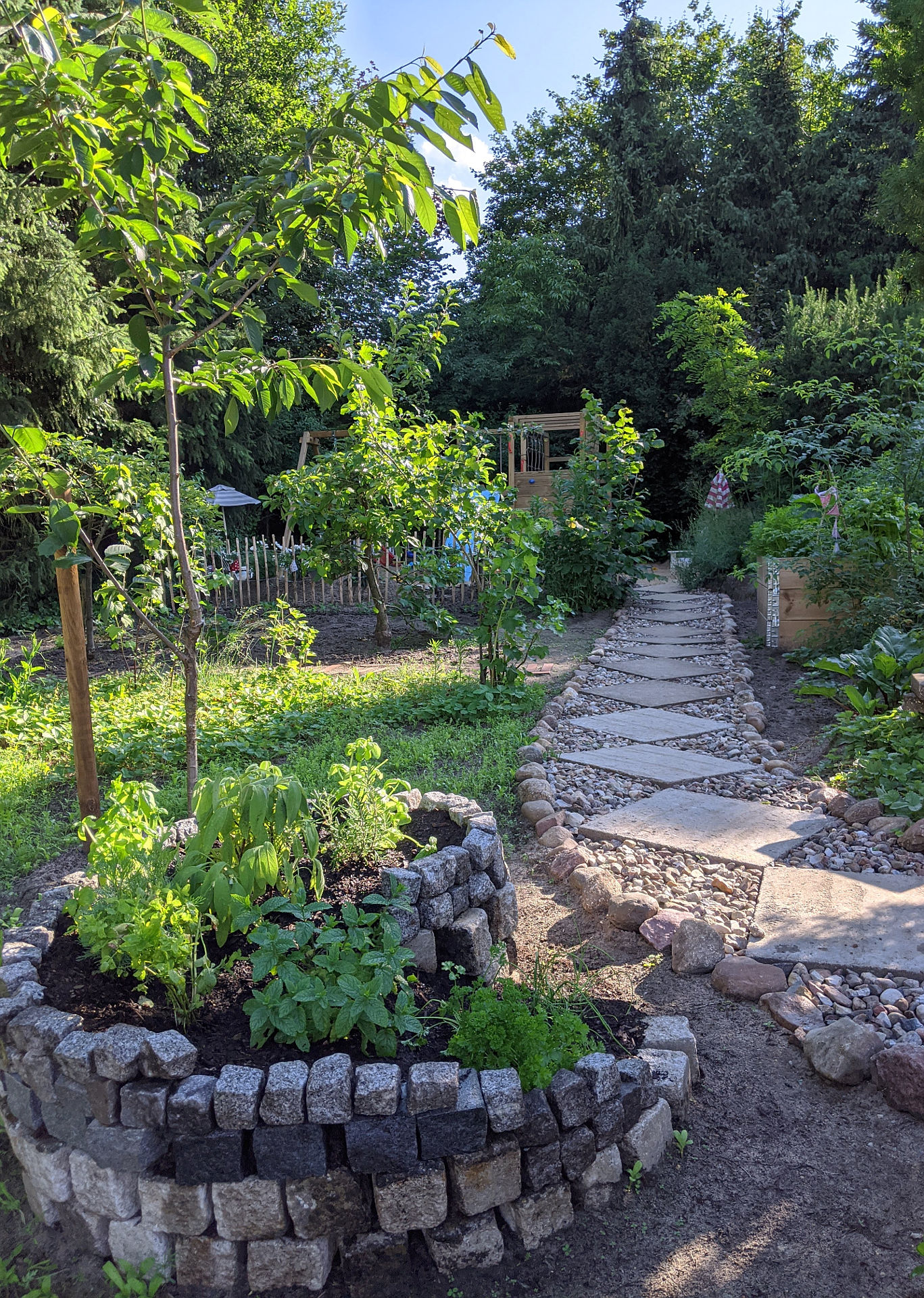 Gartenweg günstig anlegen Lavendelblog