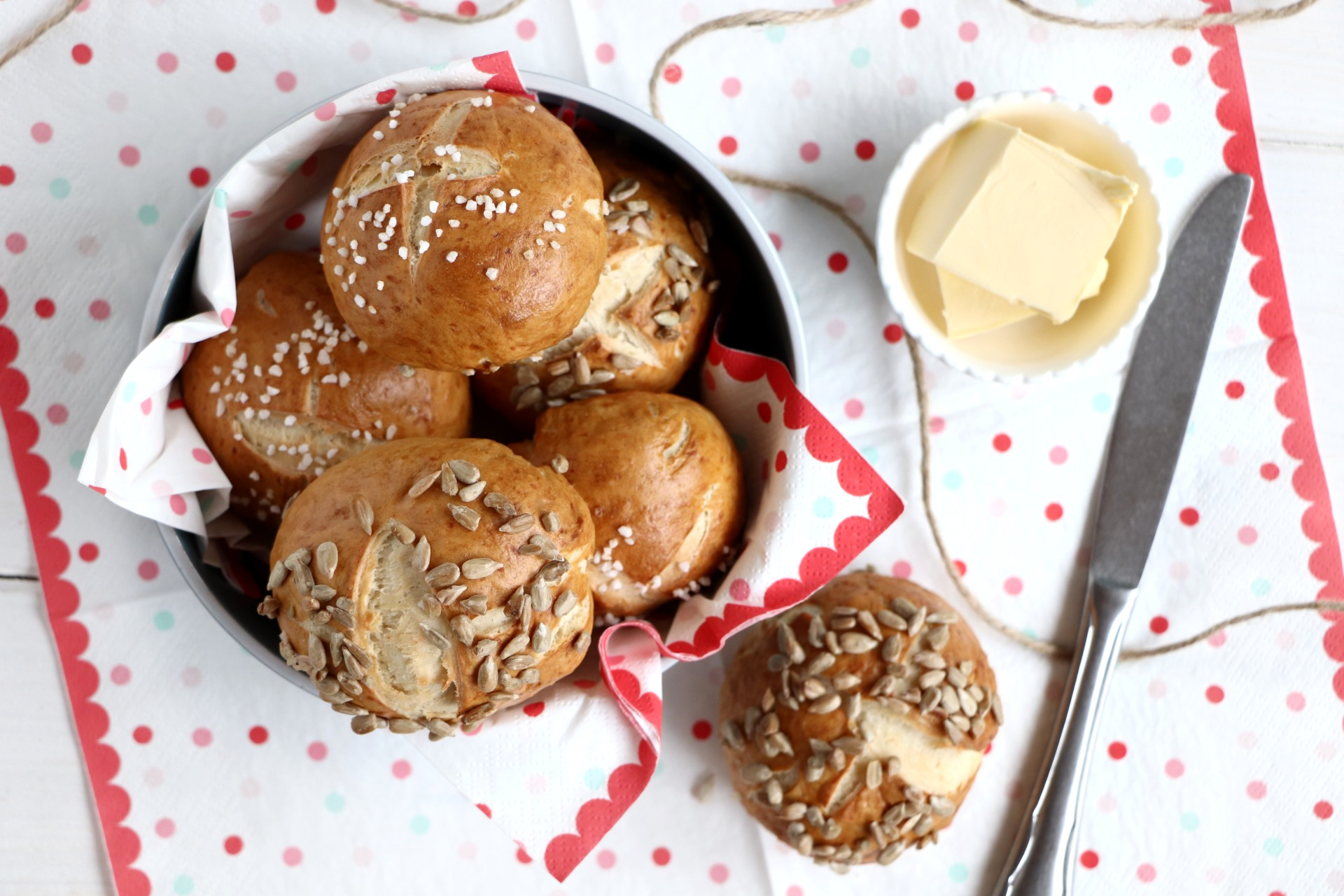 Laugenbrötchen Rezept