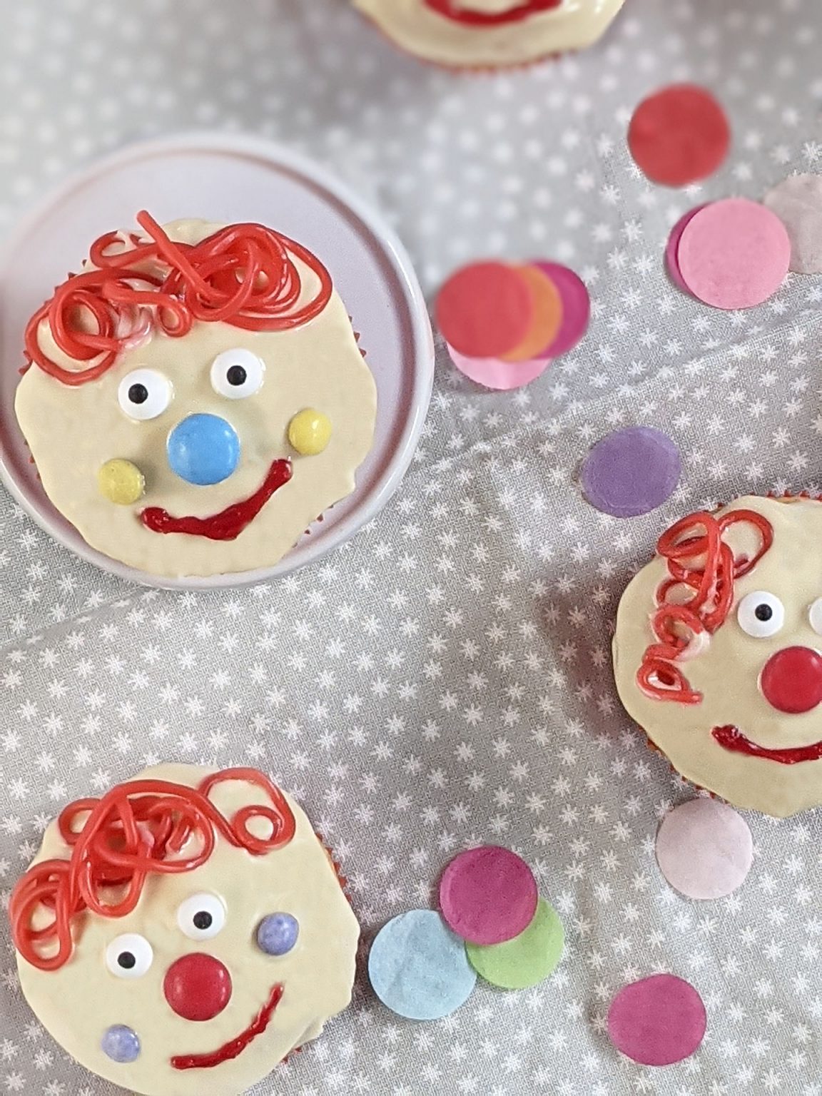 Rezept: Clown-Muffins für Fasching - Lavendelblog