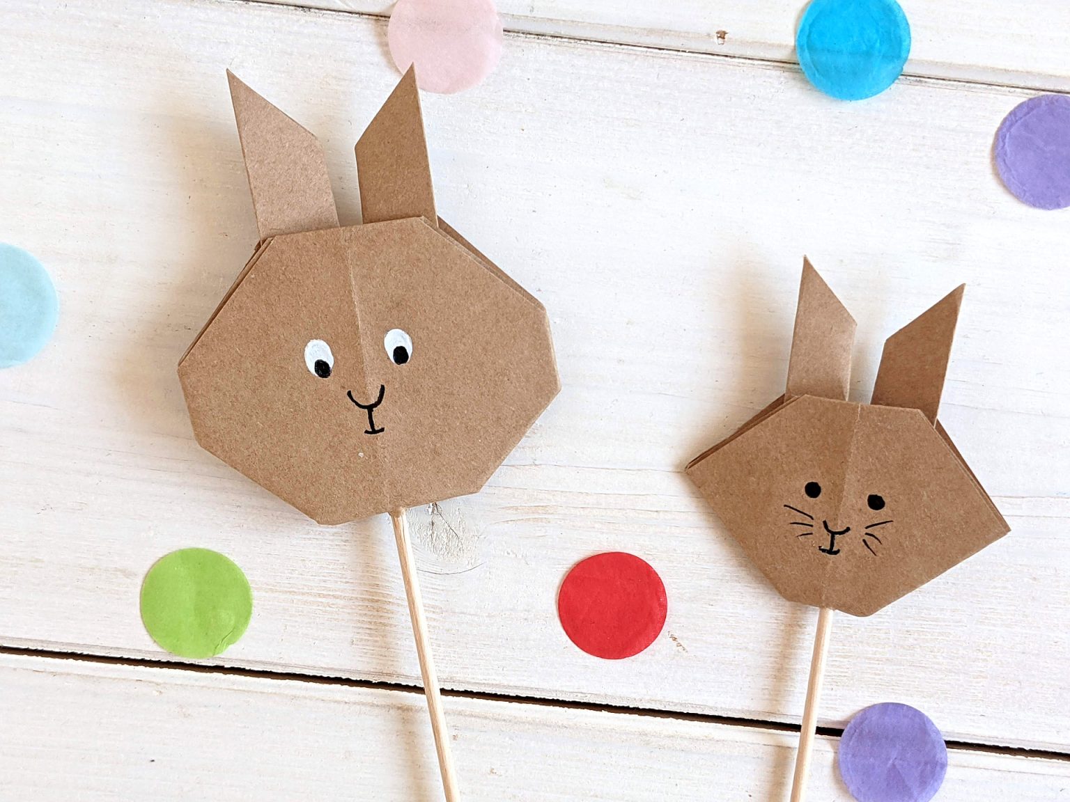 DIY: Origami-Hasen als kleiner Ostergruß - Lavendelblog