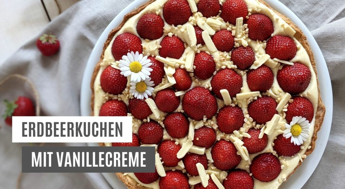 Rezept: Erdbeertörtchen mit Stracciatella-Creme - Lavendelblog