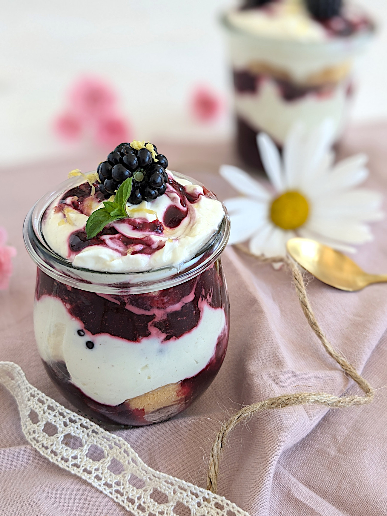 Brombeeren-Tiramisu selber machen