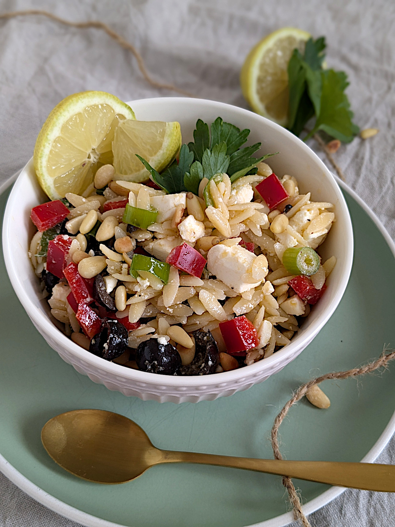 griechischer Nudelsalat Rezept