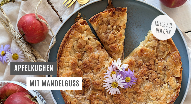 Apfelkuchen Mandelguss