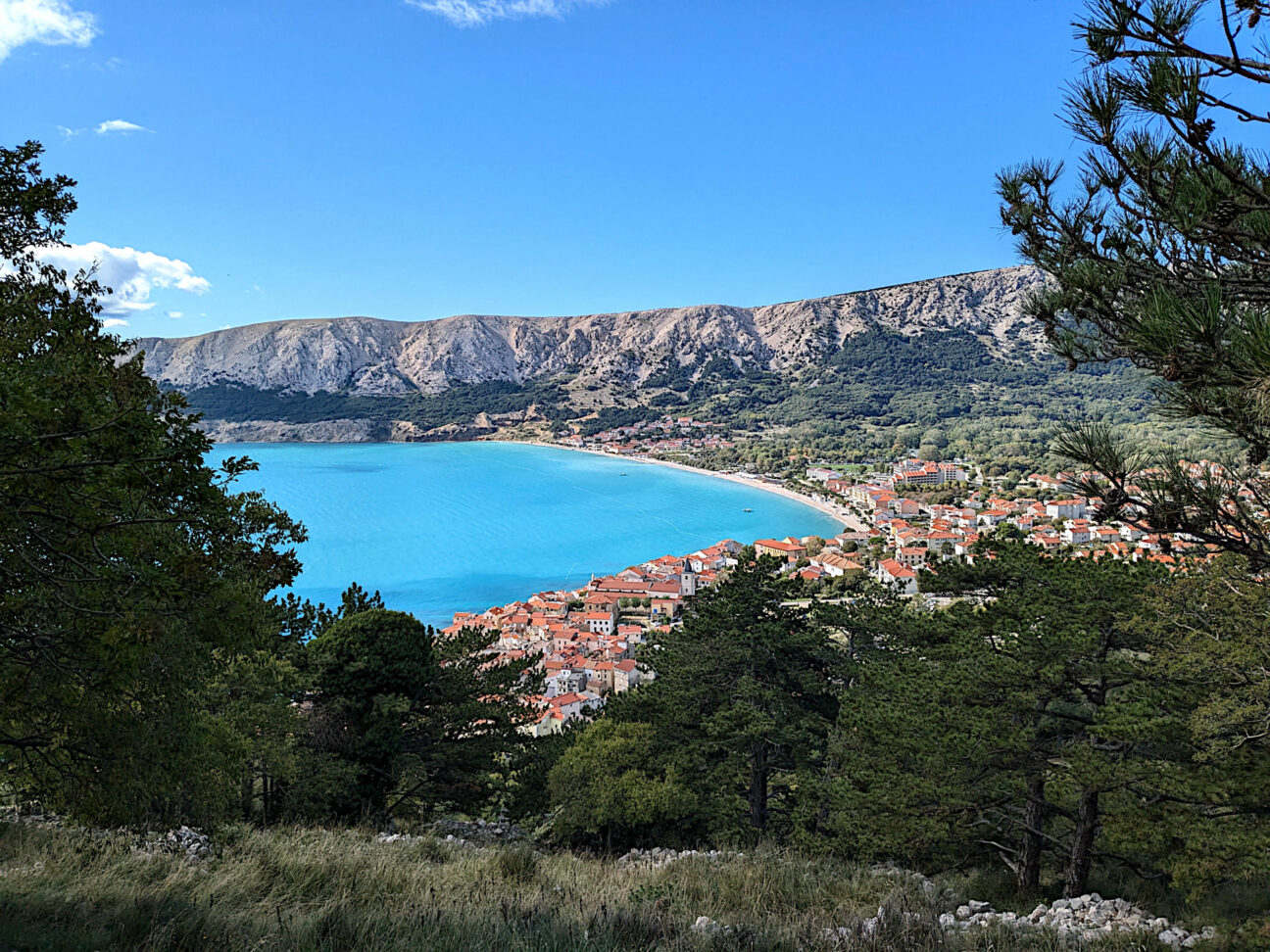 Baska Aussicht Bucht