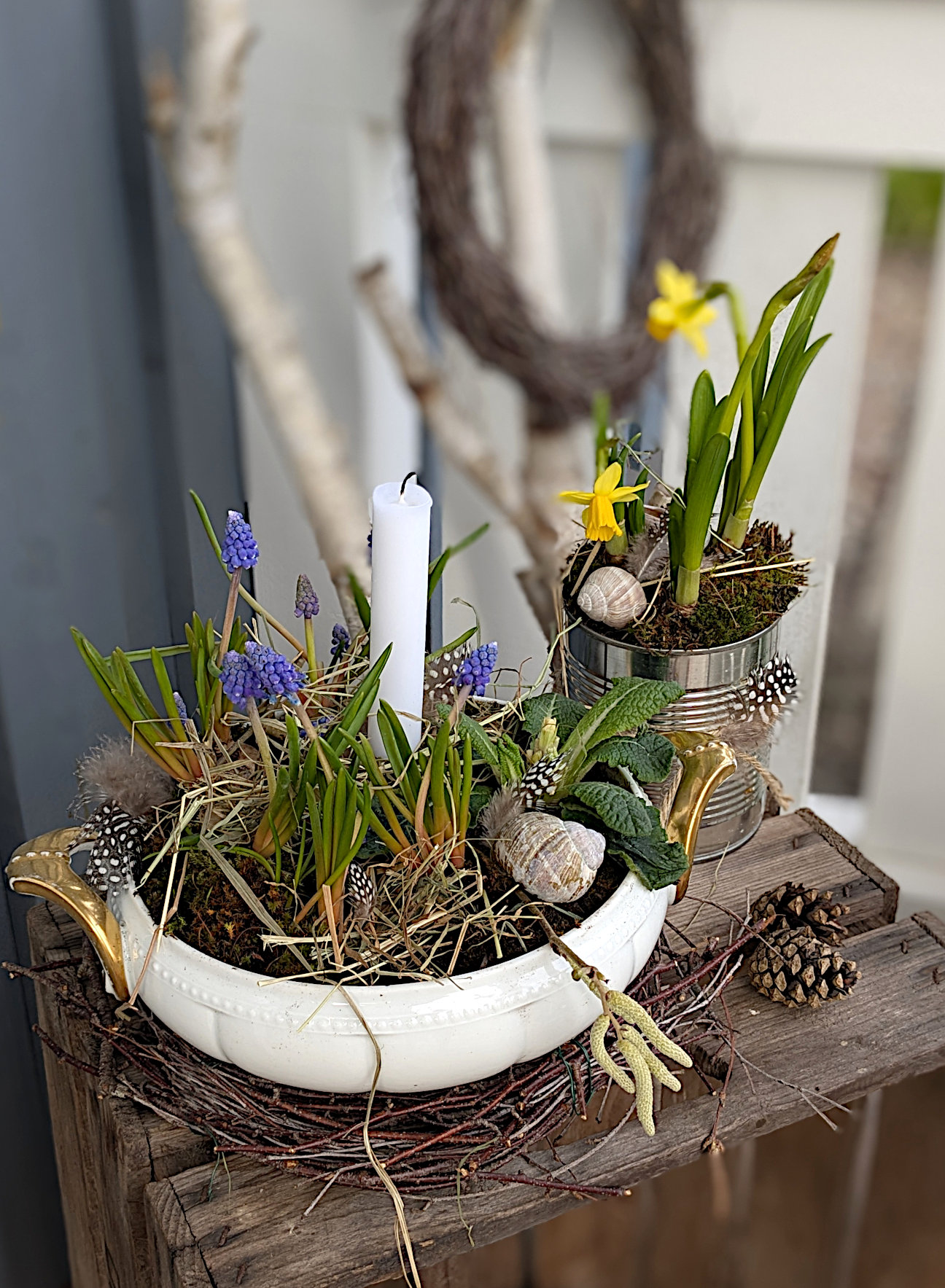 Deko Frühling Hauseingang