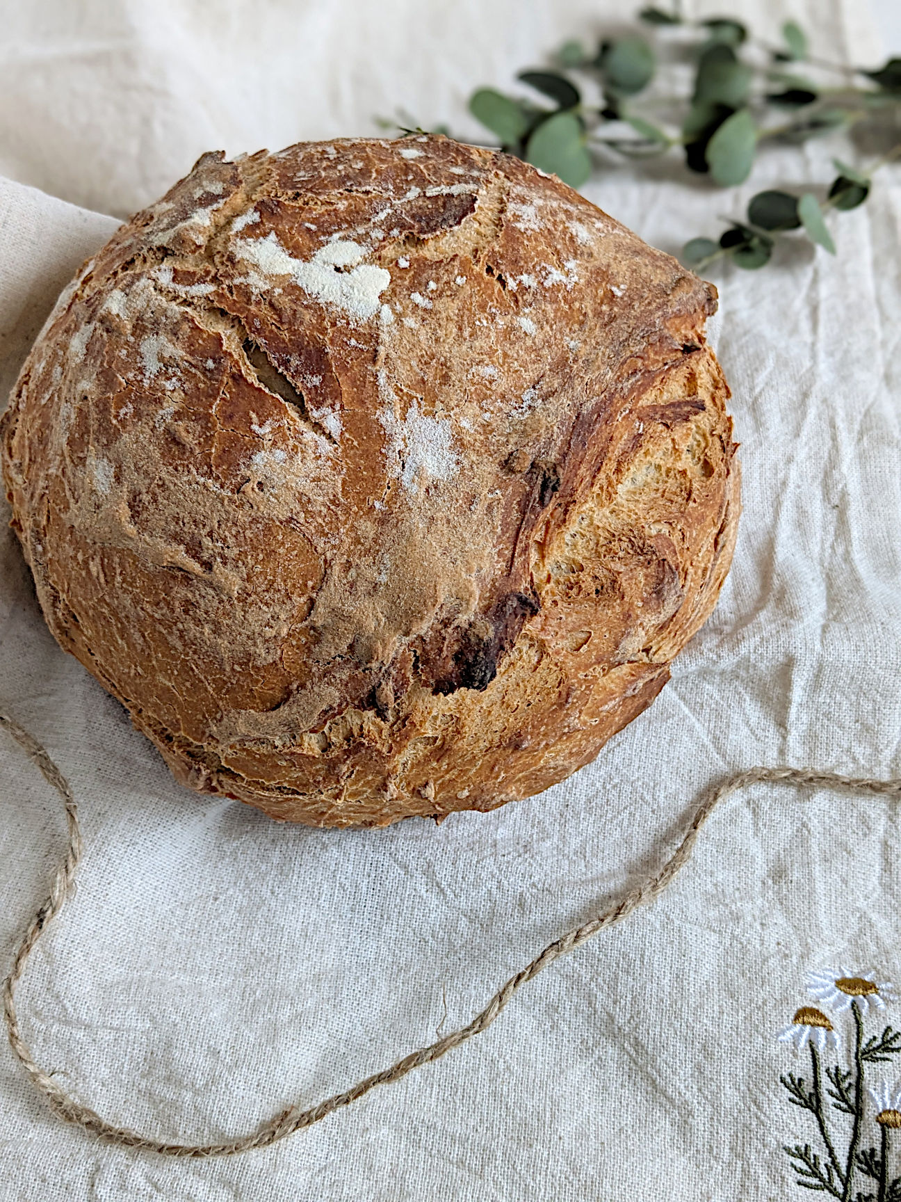 Krustenbrot backen Weizenmehl